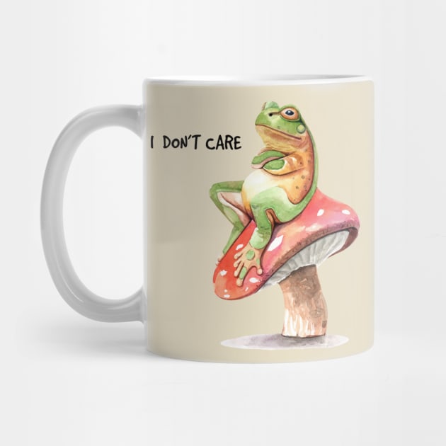 frog I don t care by Mako Design 